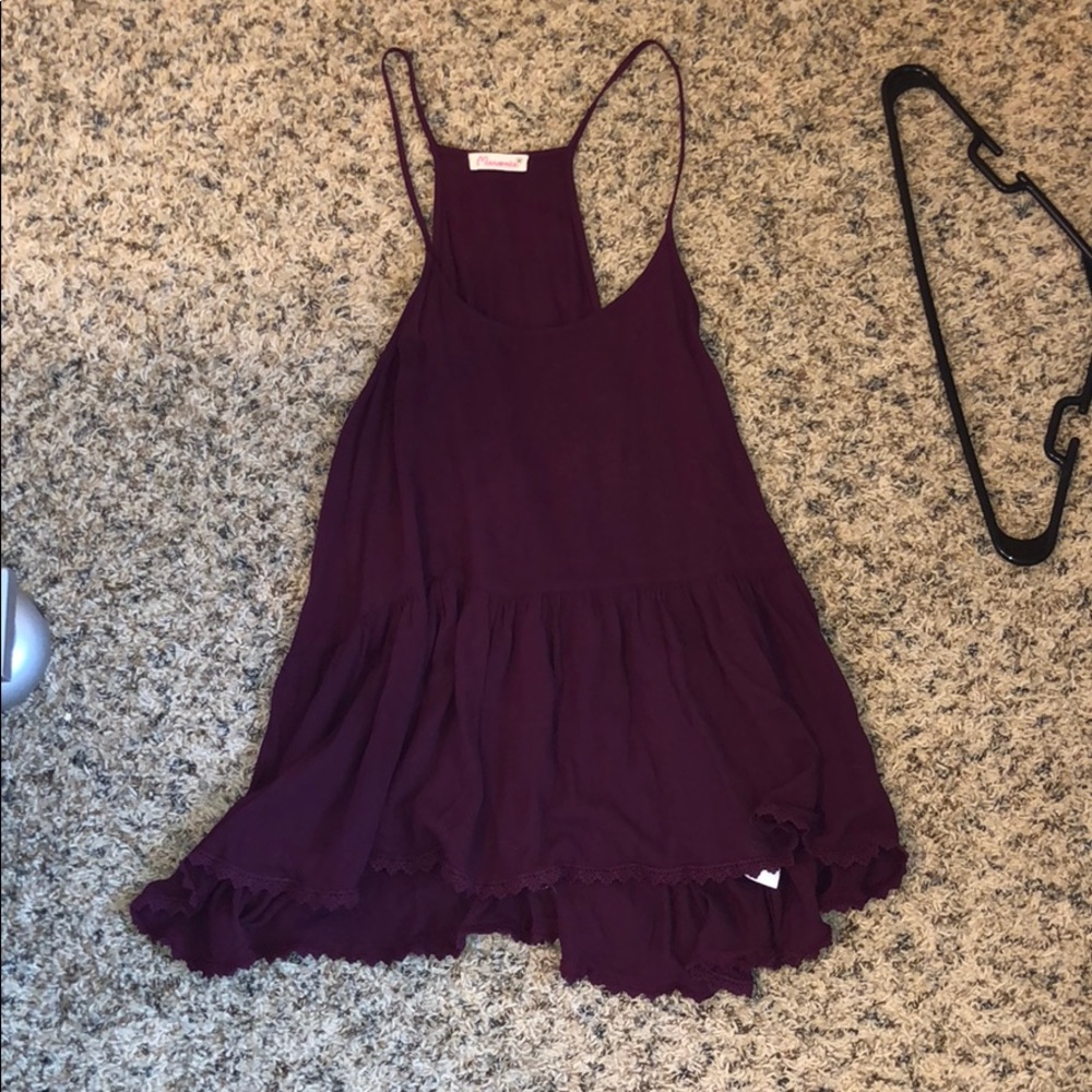 Cute Maroon Tank Top